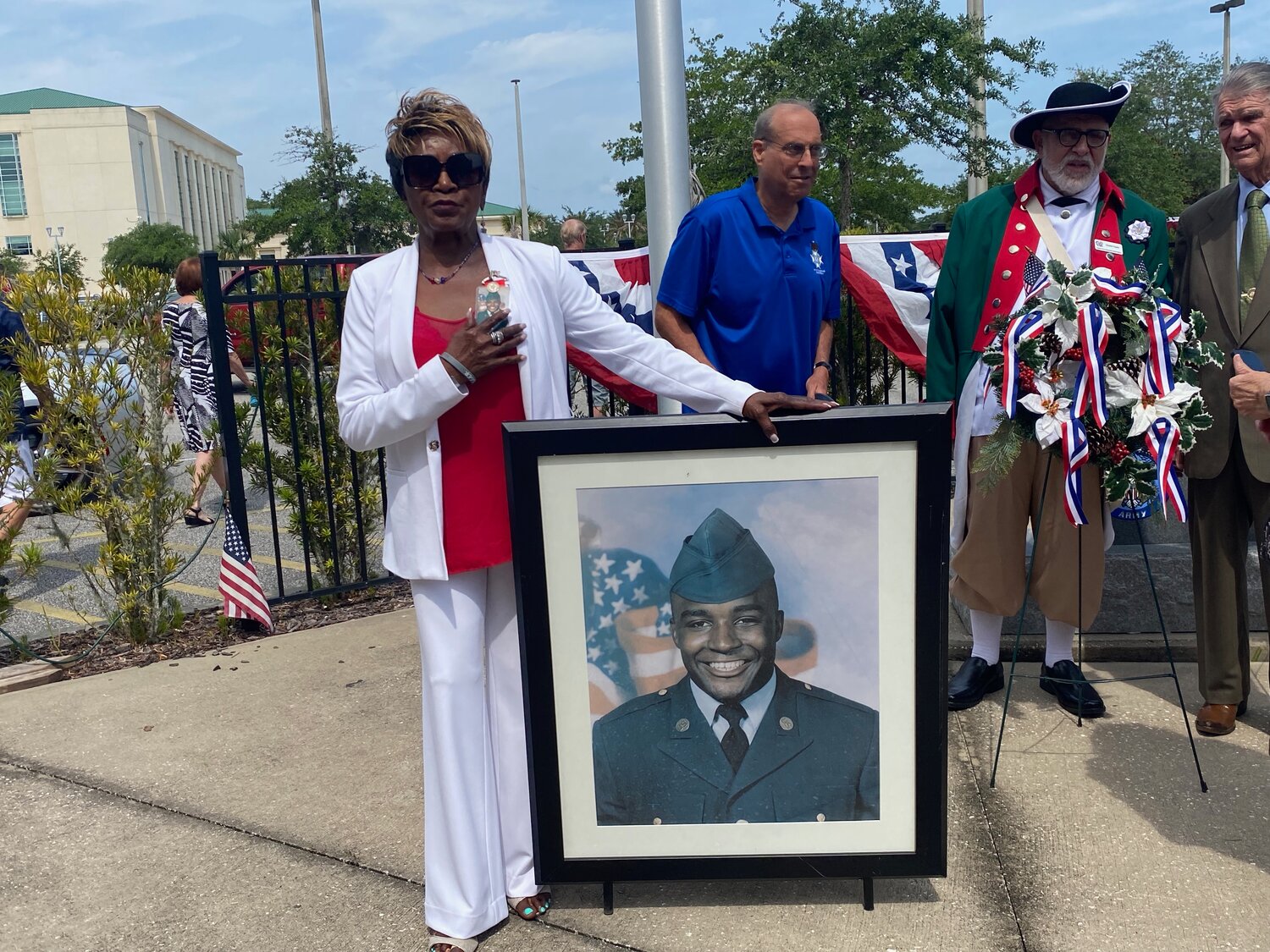 Palm Coast City Councilwoman and Gold Star Mother Cathy Heighter remembers her late son, Army Specialist Raheen Tyson Heighter.
