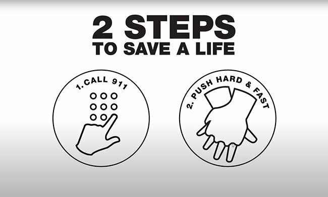 Remember 2 Steps to Save a Life