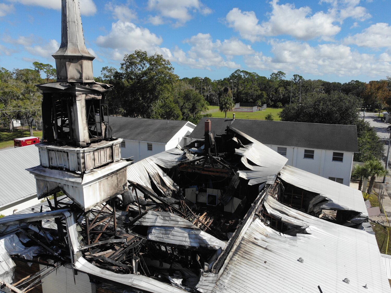 Gallery: Aerial View of the Flagler Playhouse Destruction