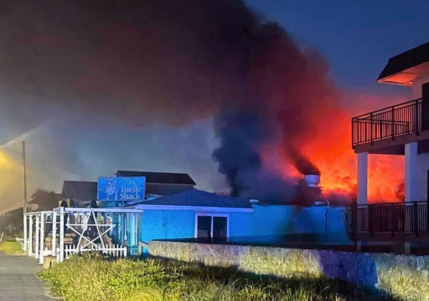 Flagler Beach's Turtle Shack Sustains Damage from Overnight Fire