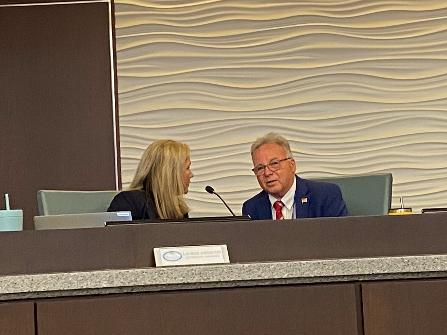 Rep. Randy Fine Parts with District Director