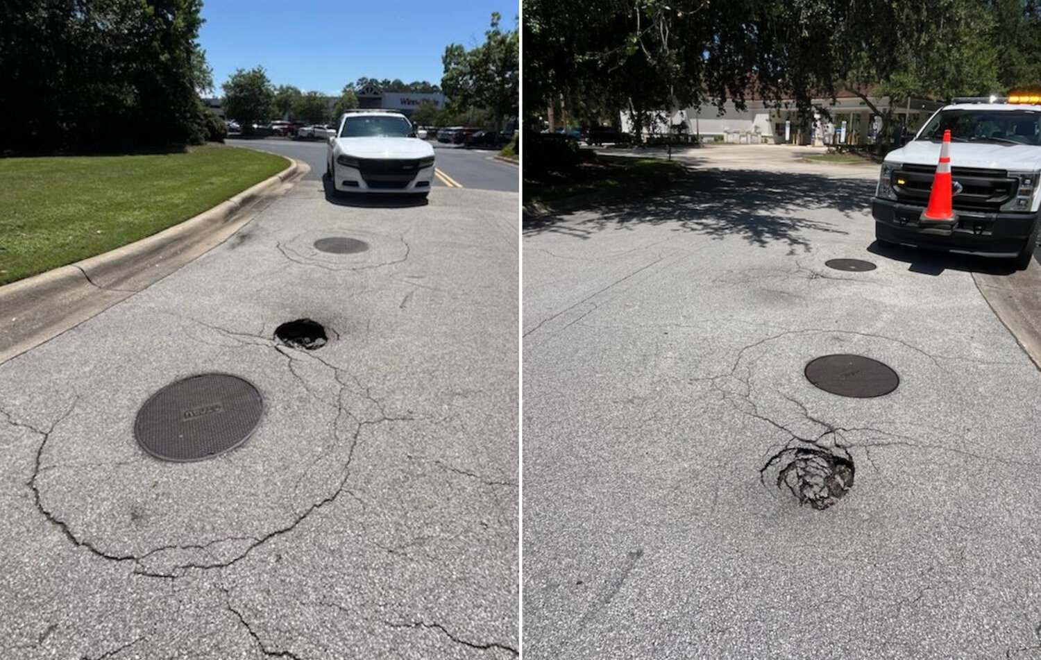 Palm Coast Access Road Closed for Apparent Sinkhole