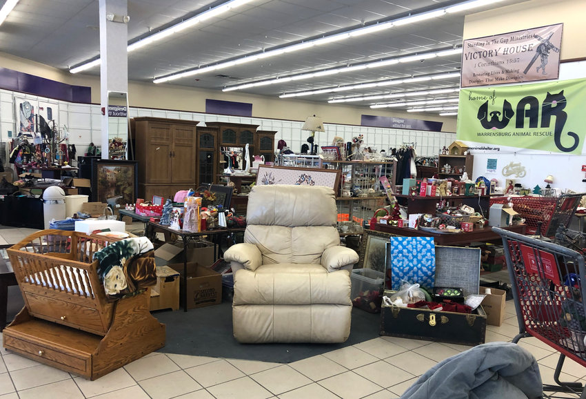 A variety of items are seen ready for sale at 721 N. Charles St., Warrensburg, for the upcoming Charity Garage Sale to be hosted Nov. 18-20.