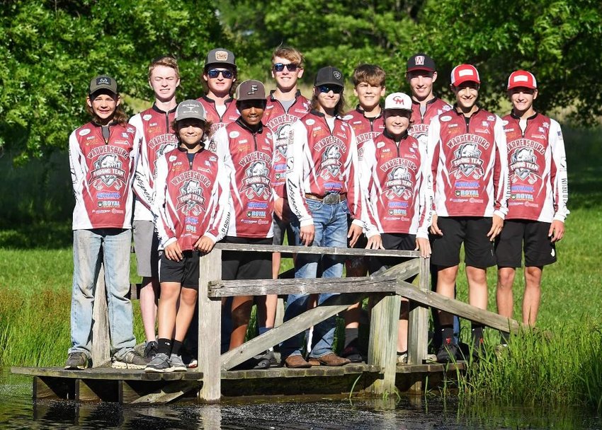 The Warrensburg Fishing Team was made up of 12 anglers during its second season of existence.