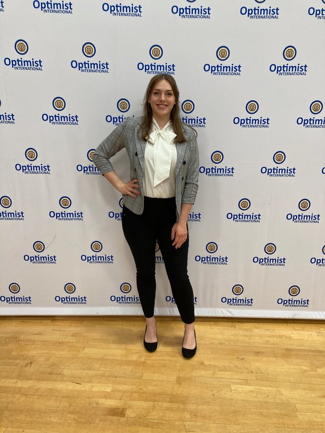 Abigail Richner won the Middle America Regional at the Optimist International Oratorical World Championships.