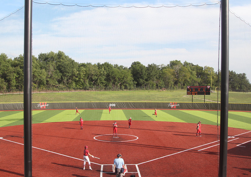 Warernsburg softball made its Warrensburg Activities Complex debut with a contest against Richmond on Thursday, Sept. 1.