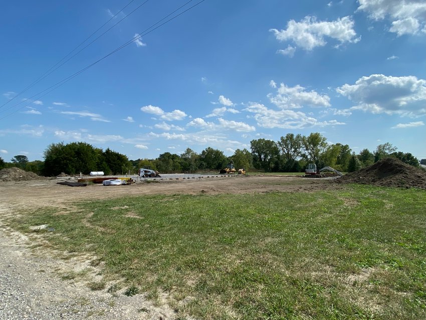 Construction for a new Station 4 building for the Johnson County Fire Protection District, approximately 2,500 feet west of the current building which was built in 1990.