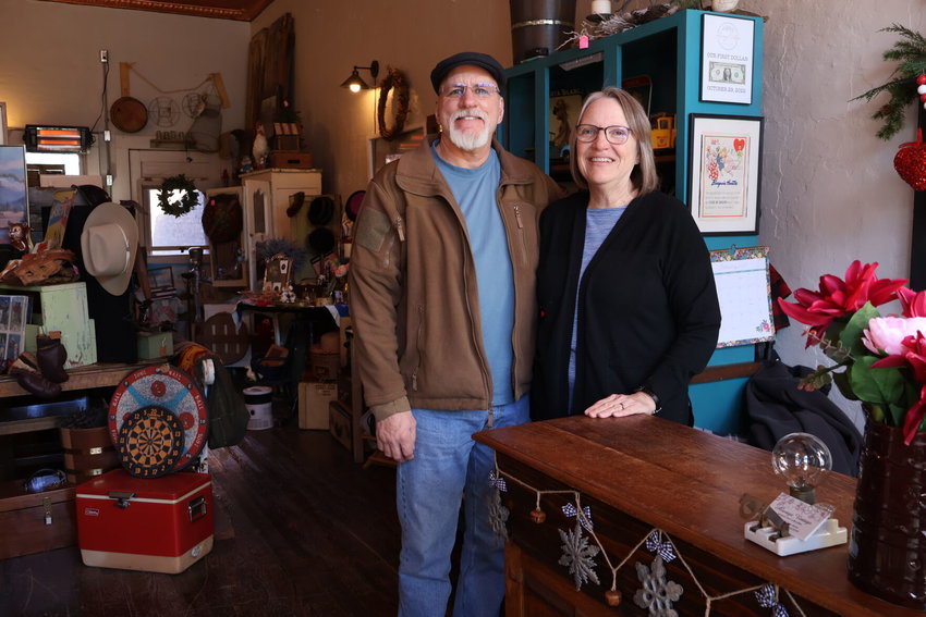 Owners of Always Vintage,&nbsp;Brad and Susan Ashley are seen inside the antique shop on Thursday Jan. 26.&nbsp;   Photo by Meliyah Venerable | Star-Journal
