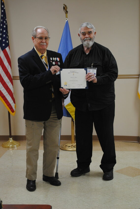 Pictured are Mike Powers, Chapter President, and Robert Wiley, Chapter Vice President.