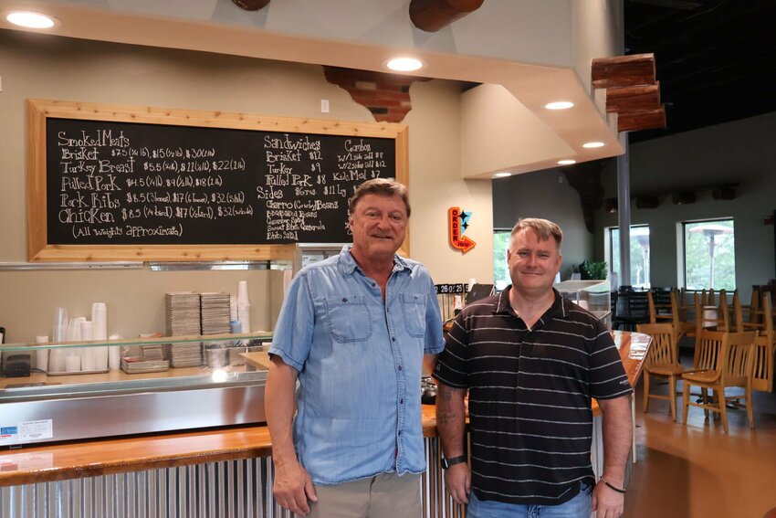 Ben Pierce and Bryan Sams, owners of Mulekicker BBQ,&nbsp;stand inside the newly renovated restaurant, 630 E. Young Ave. in Warrensburg, on Wednesday, May 31.&nbsp;