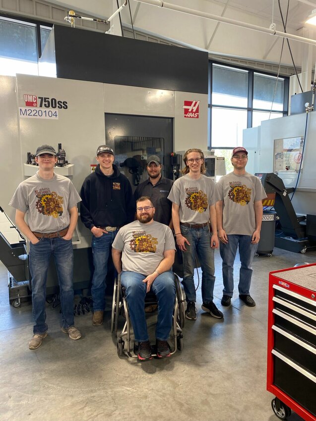 State Fair Community College students recently competed at the SkillsUSA Missouri Leadership and Skills Conference. Precision Machining students, from left, William VanDyke, Hunter Snow, Jake Kerouac, Erick Feely, Hayden Towne, and Nolan Klassen. Not pictured were Austin Martin and Payton Stevens.   Photo courtesy of State Fair Community College.