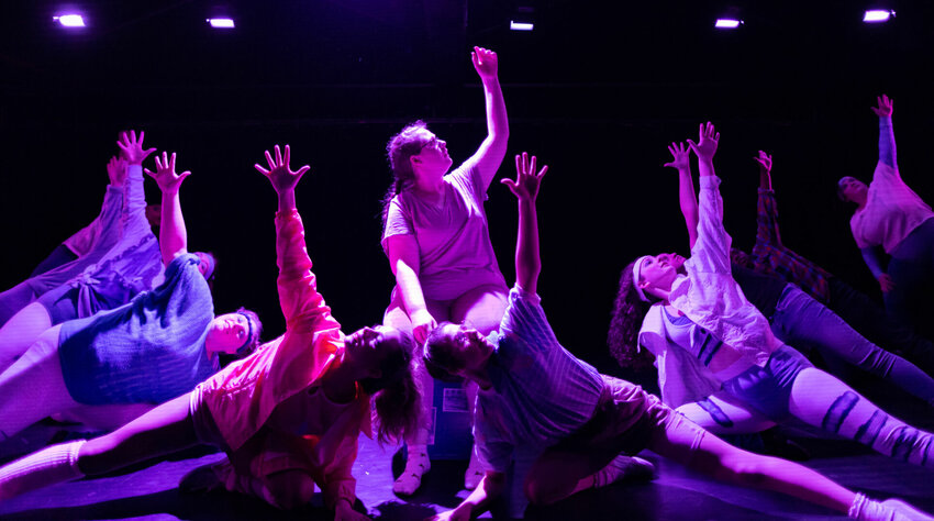University of Central Missouri Theatre and Dance students rehearse for &ldquo;Remember the Dance,&rdquo; which will be performed at 7:30 p.m. Monday, Jan. 15 at the James L. Highlander Theatre.   Photo courtesy of the University of Central Missouri
