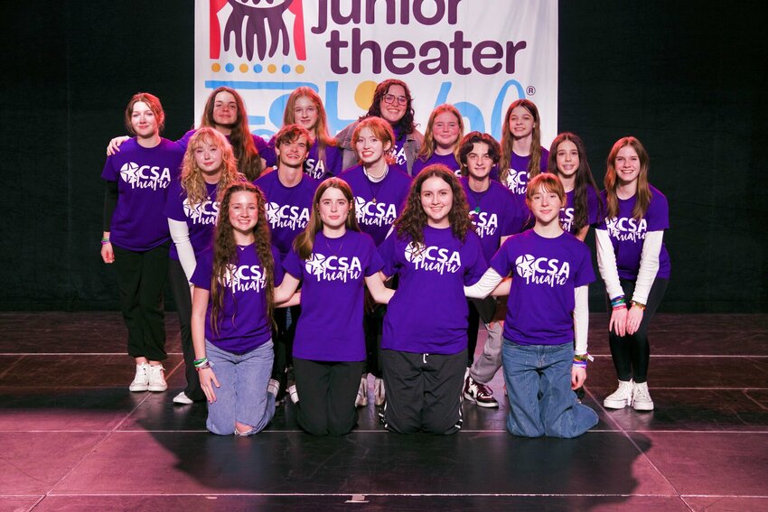 Students representing Center Stage Academy won a Freddie G Excellence in Acting award at the 2024 Junior Theater Festival Atlanta.   Photo courtesy of Junior Theater Festival Atlanta