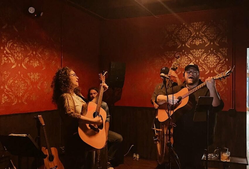 On Saturday, Feb. 24, Manda Shea &amp;amp; the Sumpthin Brothers host a benefit concert at Magnolia Mercantile. Proceeds went to the Warrensburg Schools Foundation.   Photo courtesy of Warrensburg Schools Foundation