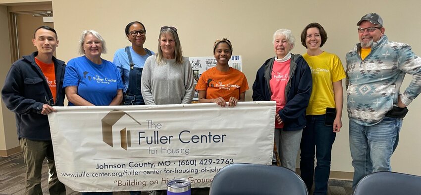 Volunteers from the Johnson County Fuller Center for Housing pose for a photo during a recent Greater Blessing ceremony to celebrate the completion of another home project.


Photo courtesy of the Fuller Center for Housing