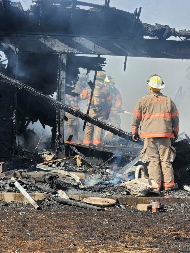 The Johnson County Fire Protection District responded to a house fire southeast of Warrensburg on Sunday, March 9. Two firefighters and two residents were hurt. The firefighters were treated and released on scene.&nbsp;