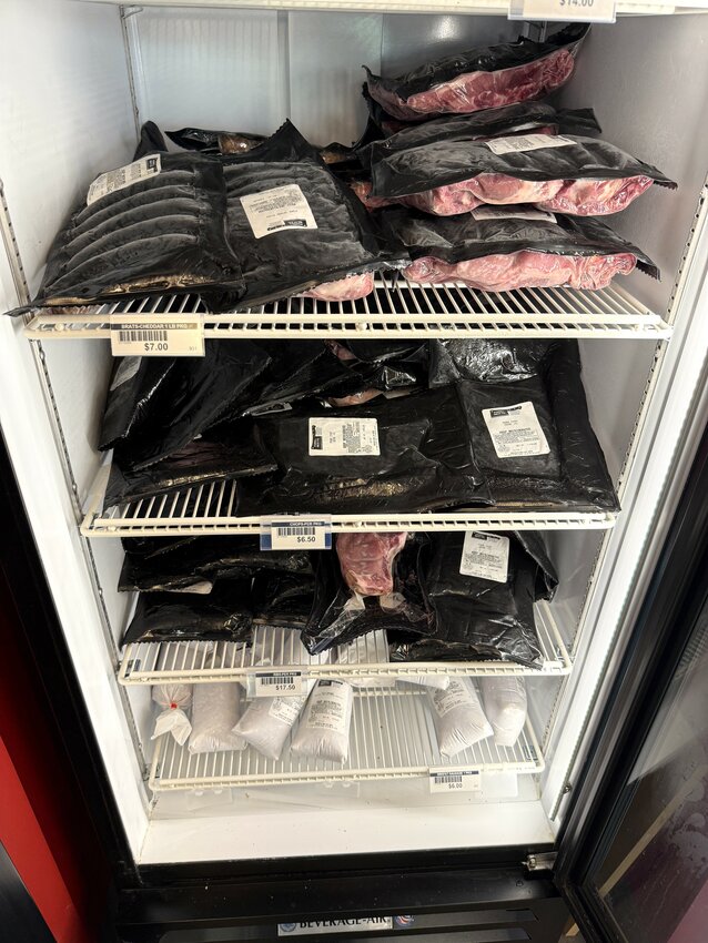 Thanks to a new partnership, meat raised by UCM Farms is now available for purchase in a freezer at the University Store.