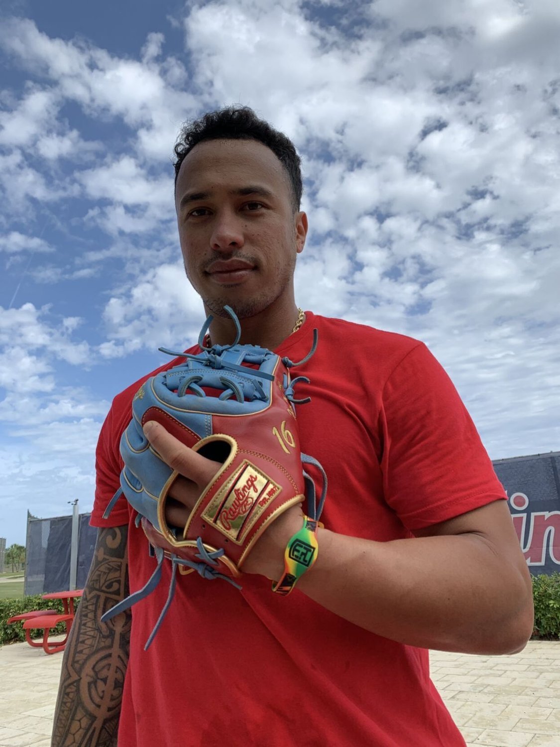 Kolten Wong has new patch, colors on Gold Glove