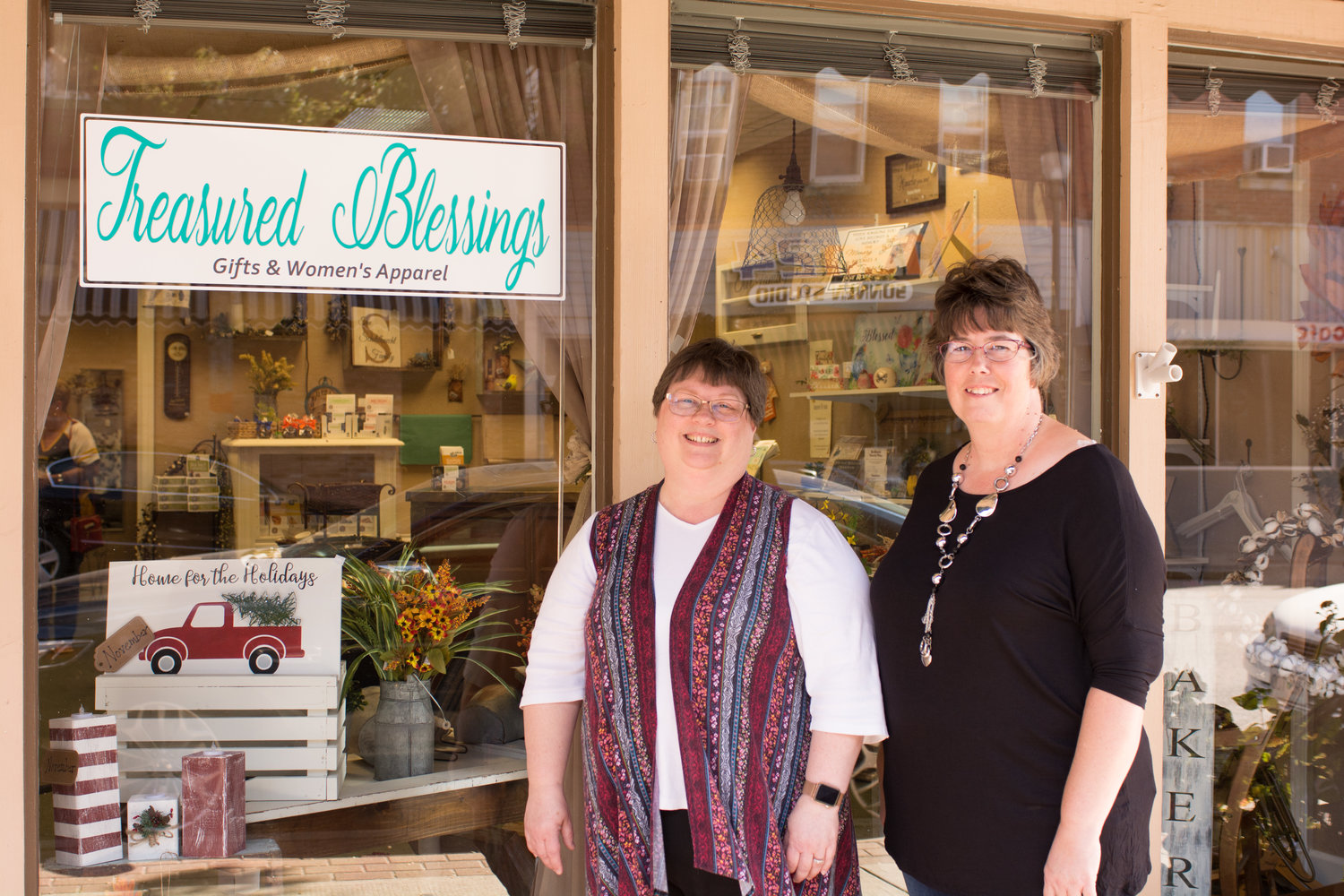 Treasured Blessings offers hand-crafted products in downtown