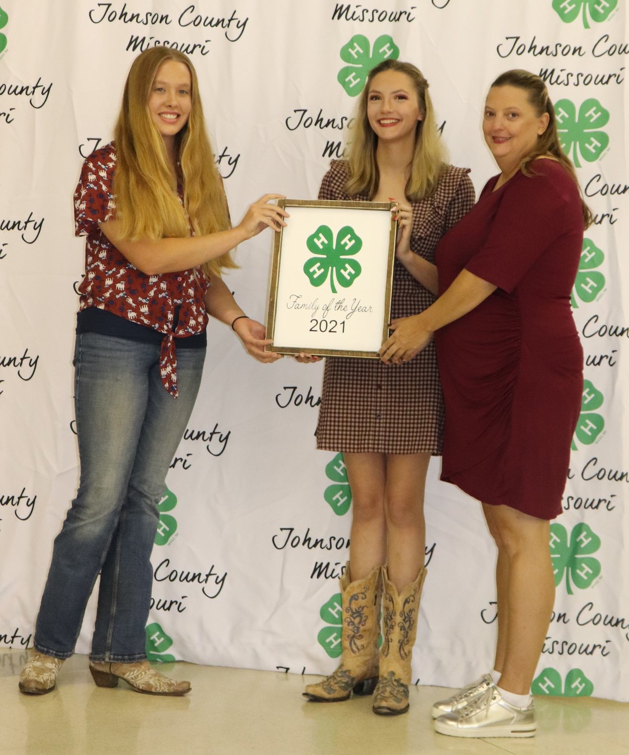Ann and Rebekah Papasifakis, right, are recognized as 4-H Family of the Year.