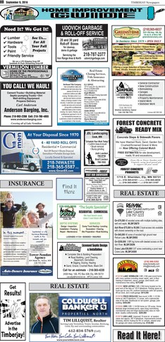 Click here to see the legal notices and classifieds on page 8B