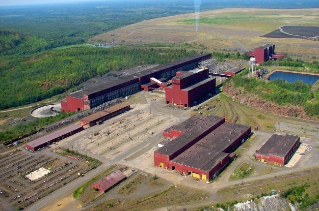 An aerial view of the former LTV taconite processing facility, now controlled by PolyMet and its parent company, Glencore.