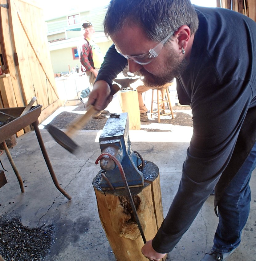 Hammer and tongs: Blacksmithing at Ely Folk School - The Timberjay