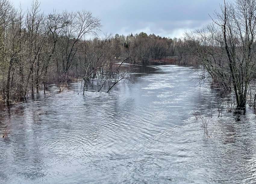 The Pike River in Vermilion Lake Township was well outside its banks this week, the result of   recent rains and snowmelt.