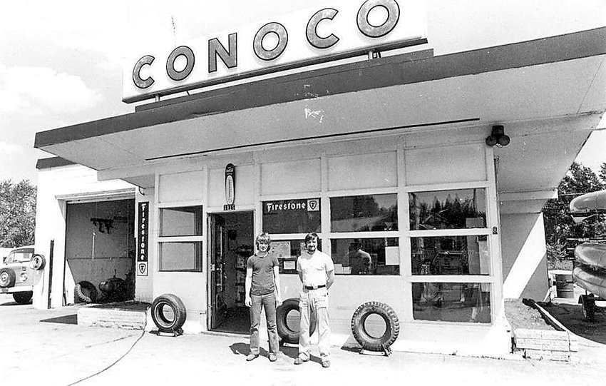 One of two Conoco Gas Stations located in Ely in the 1960s.