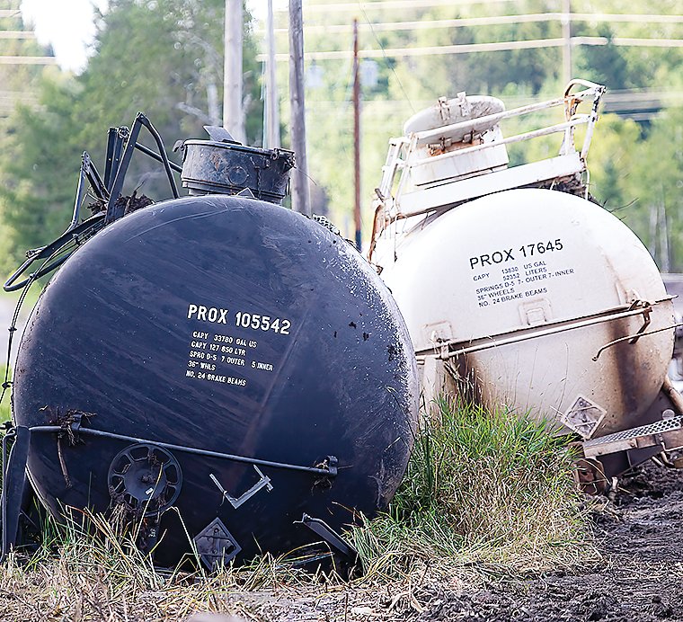 Empty tank cars have been sitting idle in Cook since a derailment earlier this summer.