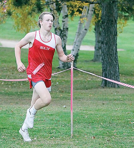 Ely&rsquo;s Caid Chittum finished   second overall during Tuesday&rsquo;s   11-team meet in Ely