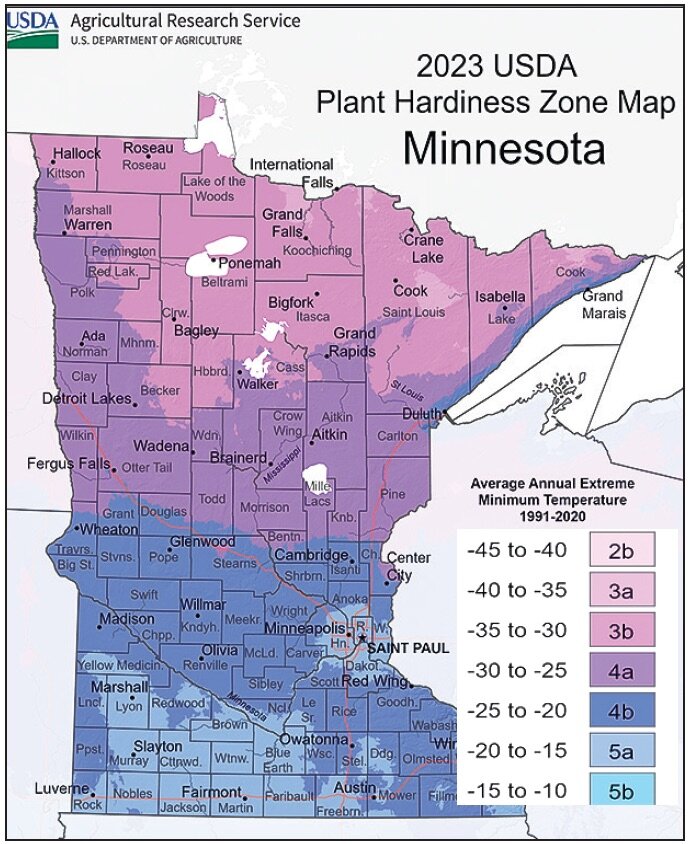 The latest plant hardiness zone map shows dramatic changes in Minnesota&rsquo;s climate.