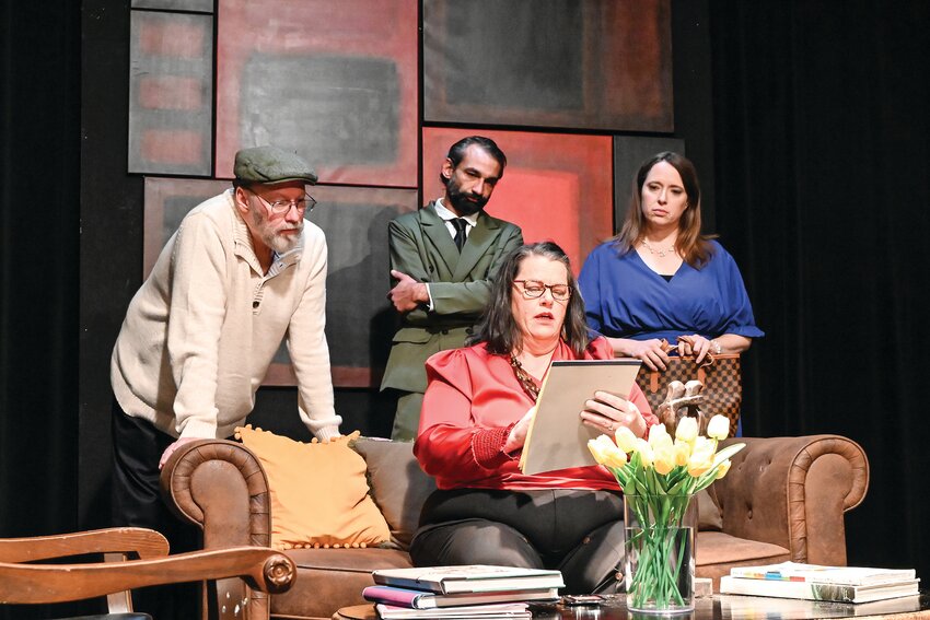 The Tony Award-winning play &ldquo;God of Carnage&rdquo; was the last offering of the 2023 Northern Lakes Arts Association (NLAA) theater season. The NLAA officially announced the 2024 theater season lineup at its Nov. 20 Gratitude Gathering event at the Vermilion Fine Arts Theater at Minnesota North College. Seated: Karin Schmidt. Standing left-to-right: Vince O&rsquo;Connor, Bob Winkleman, and Emily Weise.