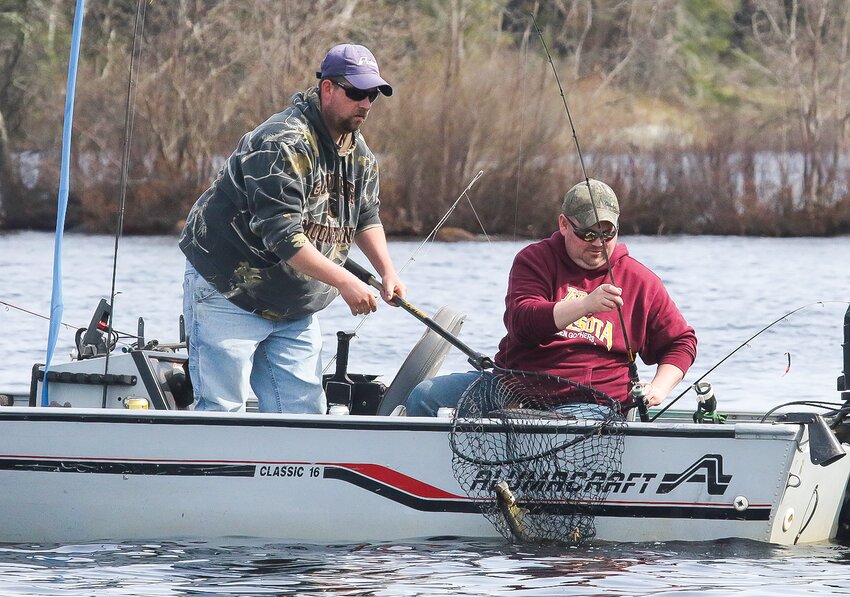 Anglers are expected to be out in force beginning early Saturday, May 11 when the Minnesota walleye opener gets   underway. Pictured are scenes from the 2023   walleye opener on Lake   Vermilion.