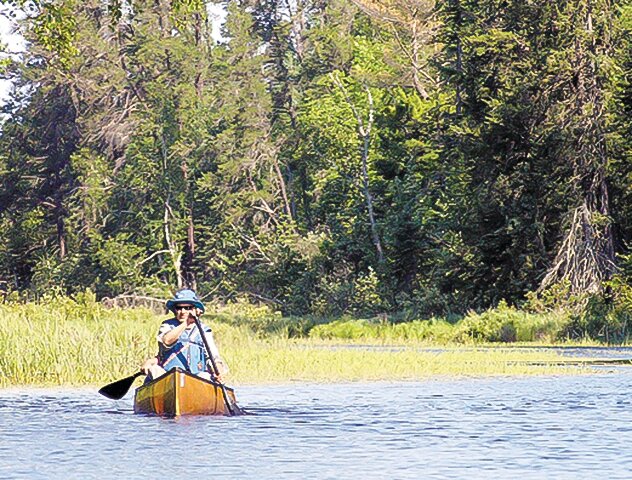 Paddlers in the Boundary Waters Canoe Area Wilderness.