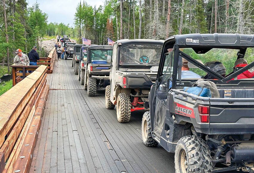 The Voyageur Country ATV bridge over the Beaver River.