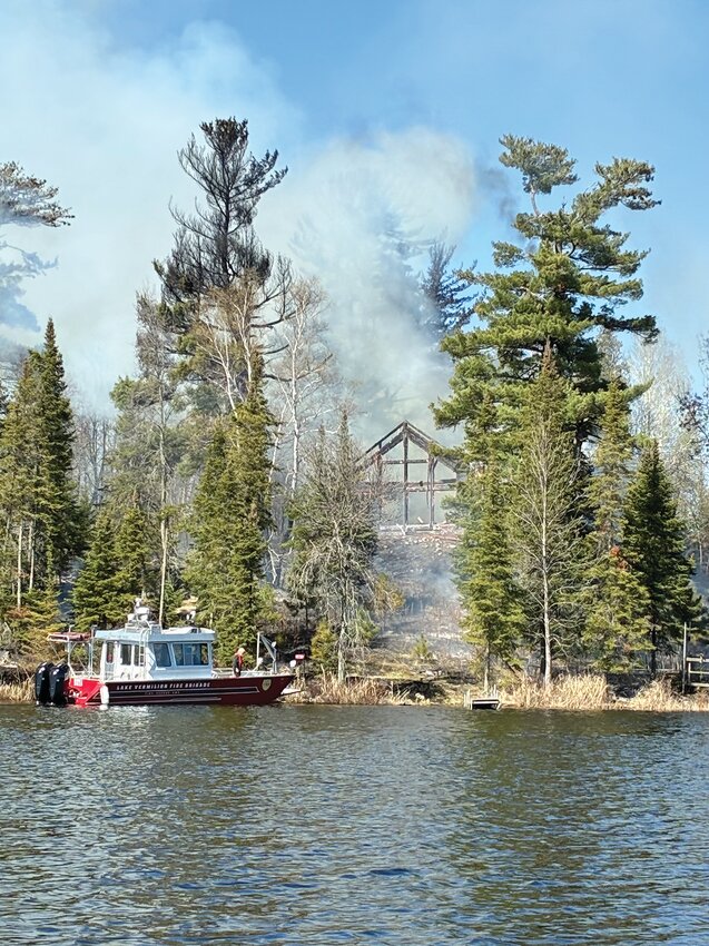 The Lake Vermilion Fire Brigade responded to the fire.