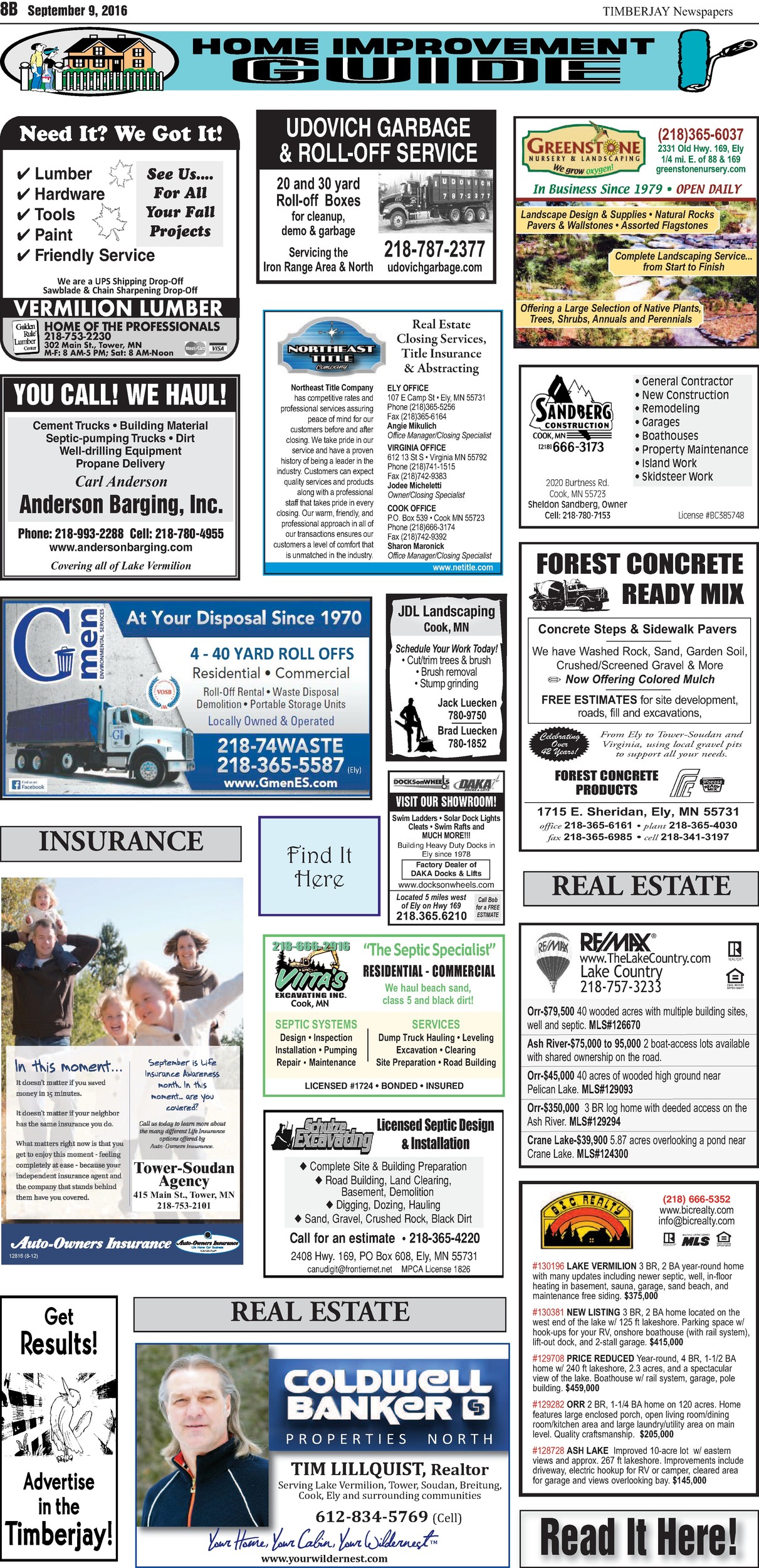 Click here to see the legal notices and classifieds on page 8B