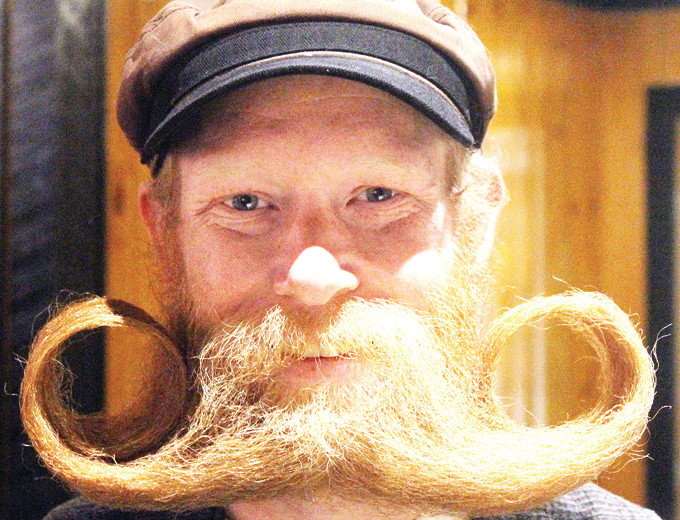 Aaron Magnuson, of Ely, took home the Friday Night Throwdown Beard Belt last weekend at the Great Nordic Beardfest held at the Boathouse Brew Pub. It was all part of the Ely Winter Festival, which continues through Sunday.