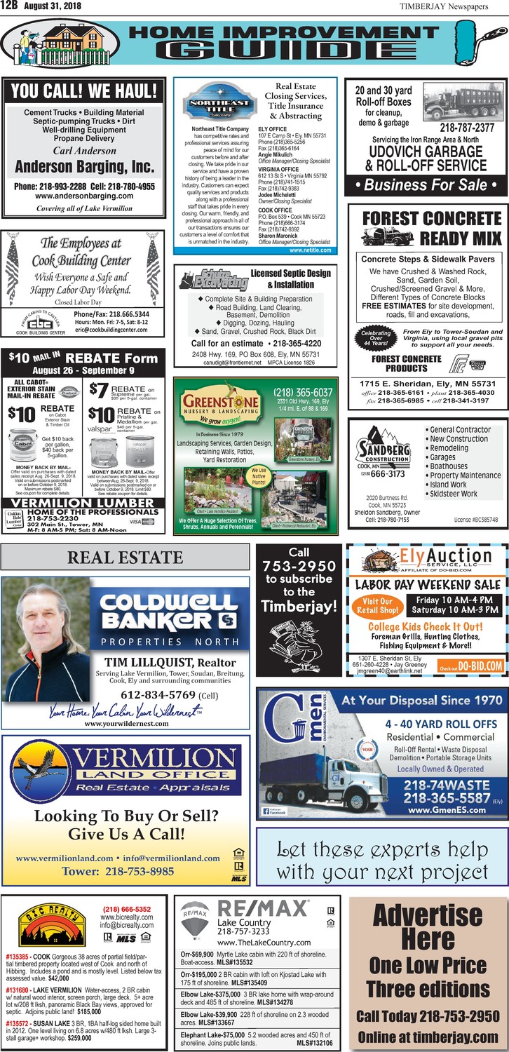 Click here for legal notices and classifieds from page B12