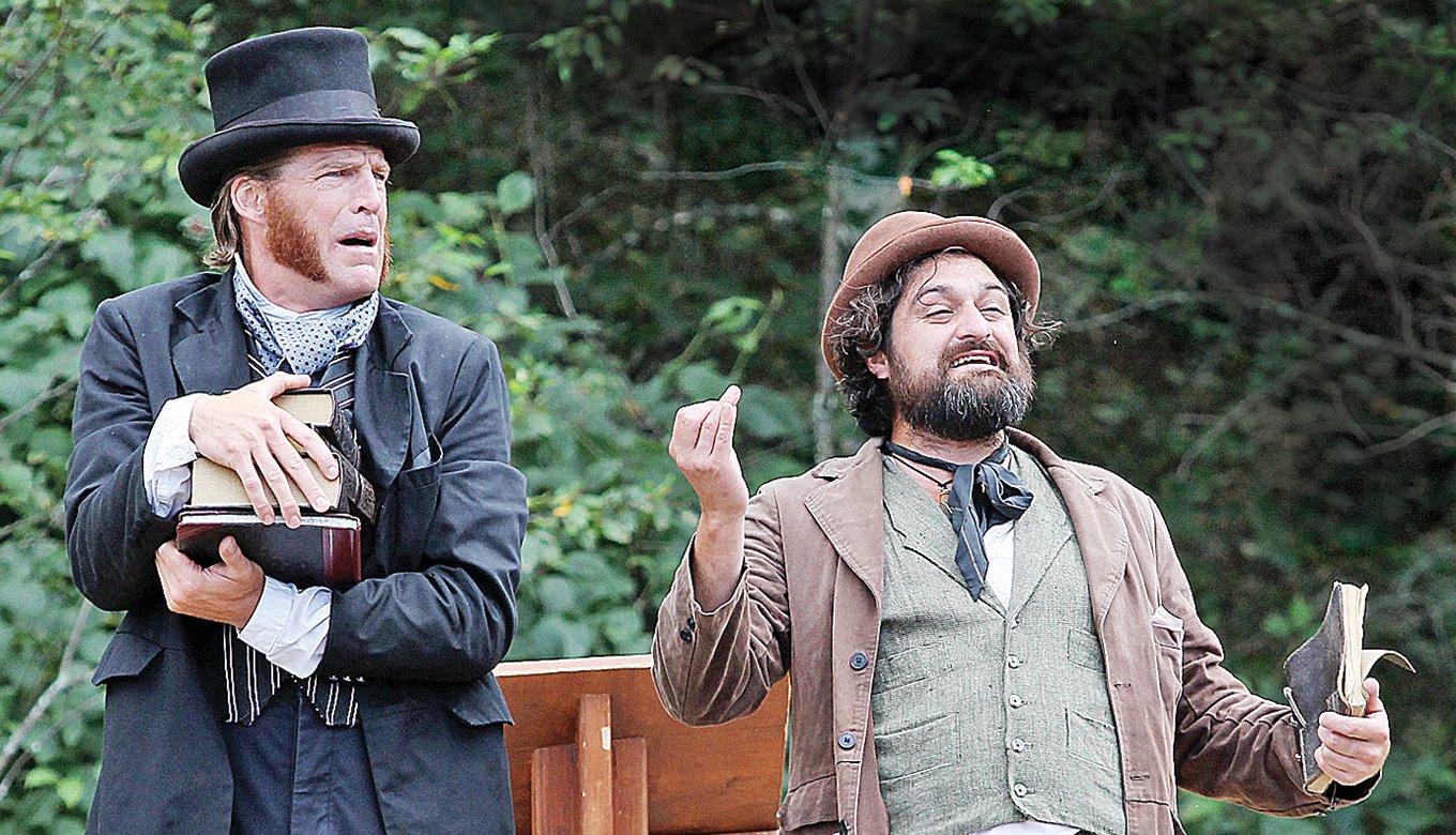 Actors portraying Ralph Waldo Emerson and Henry David Thoreau headlined “Nature” at Hidden Valley last weekend.