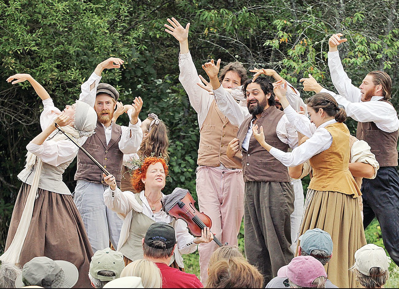 The Ely “Nature” 
performance featured professional actors and musicians from the Minneapolis area, some of whom are Guthrie performers.