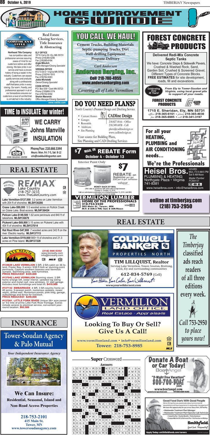 Click here for the legal notices and classifieds on page 8B