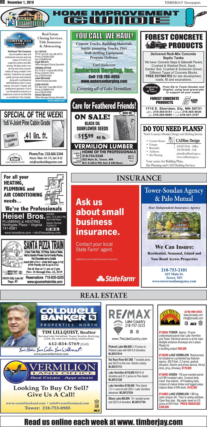 Click here for the legal notices and classifieds on page B8