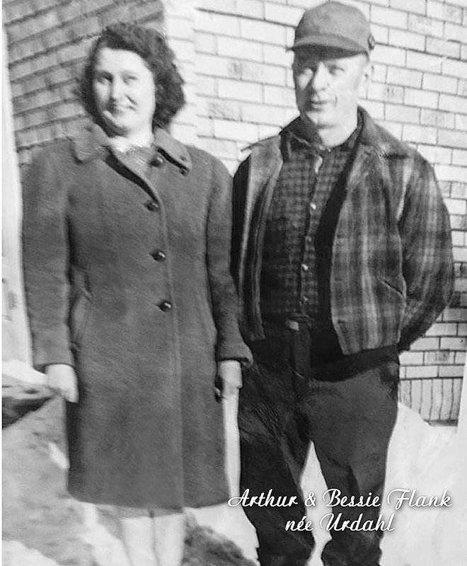 Arthur Flank bought the farm in 1921, and married Bessie Urdahl in 1925.