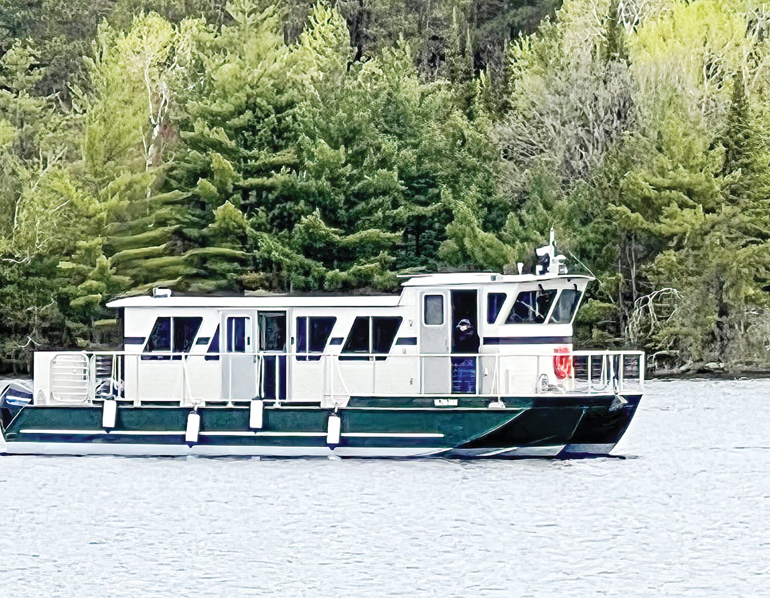 The Ne-zho-dain is the new tour boat at Voyageurs National Park.