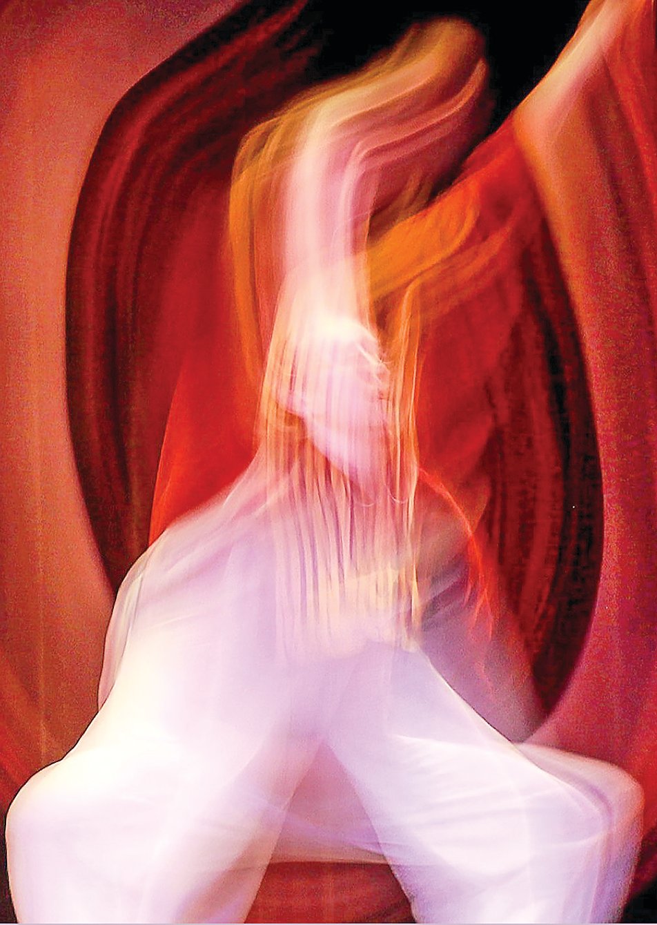 An artistic image captures the 
motion during the event, held last weekend at 
Minnesota North College-Vermilion Fine Arts theater.