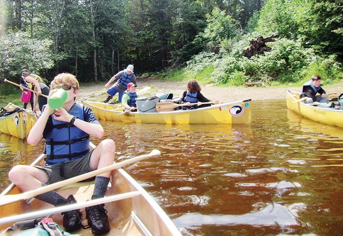 Six Ely area students had the chance to canoe in the Boundary Waters recently, thanks to a grant from the Friends of the Boundary Waters.