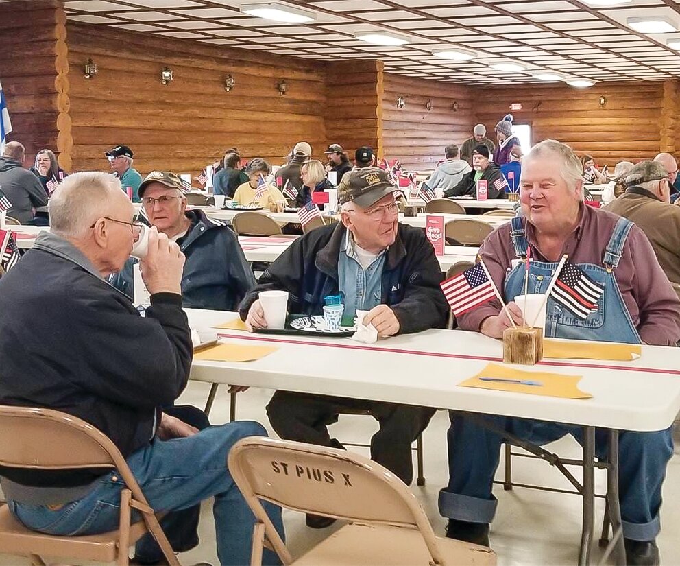 Area residents gather 
regularly at the Embarrass Timber Hall for a wide range of activities. The facility will receive $1.5 million to fund improvements and repairs.