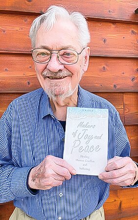 Art Dale with his new book.